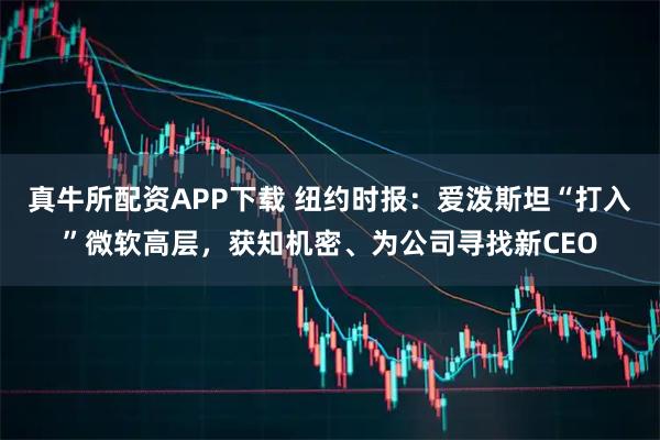 真牛所配资APP下载 纽约时报：爱泼斯坦“打入”微软高层，获知机密、为公司寻找新CEO